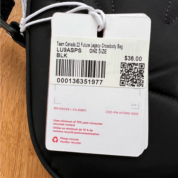 Lululemon Team Canada Future Legacy Crossbody Bag - Picture 8 of 11